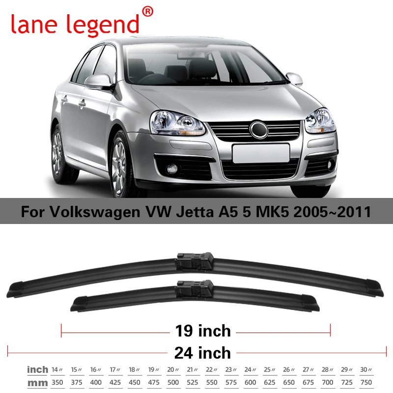 

Автомобильная передняя щетка стеклоочистителя для Volkswagen VW Jetta A5 5 MK5 2005 ~ 2011 аксессуары для лобового стекла, окно 2006 2007 2008 2009