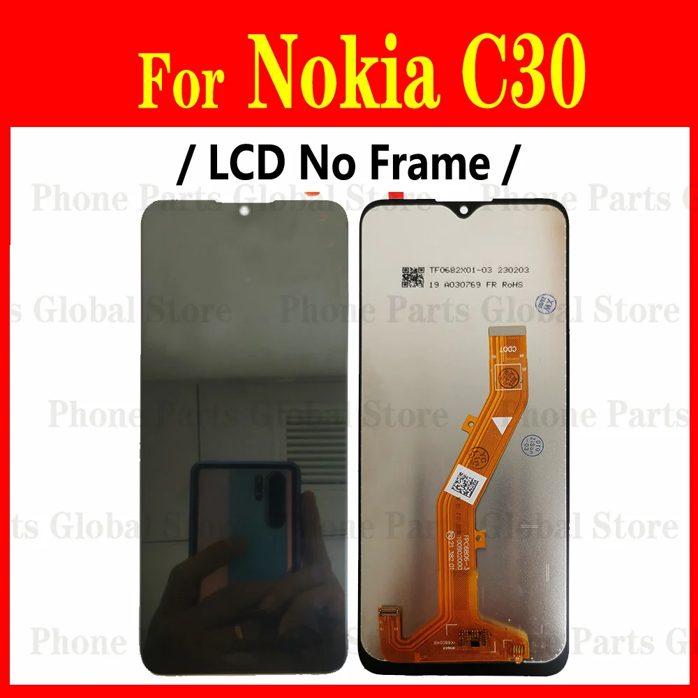 Фото ЖК-дисплей для Nokia C100 C200 C110 C210 C300 C10 C12 Pro C20 C21 C22 C30 C31 C32 C01 Plus C02 C1 C2 C3 C5 Endi Дисплей Сенсорный экран №4