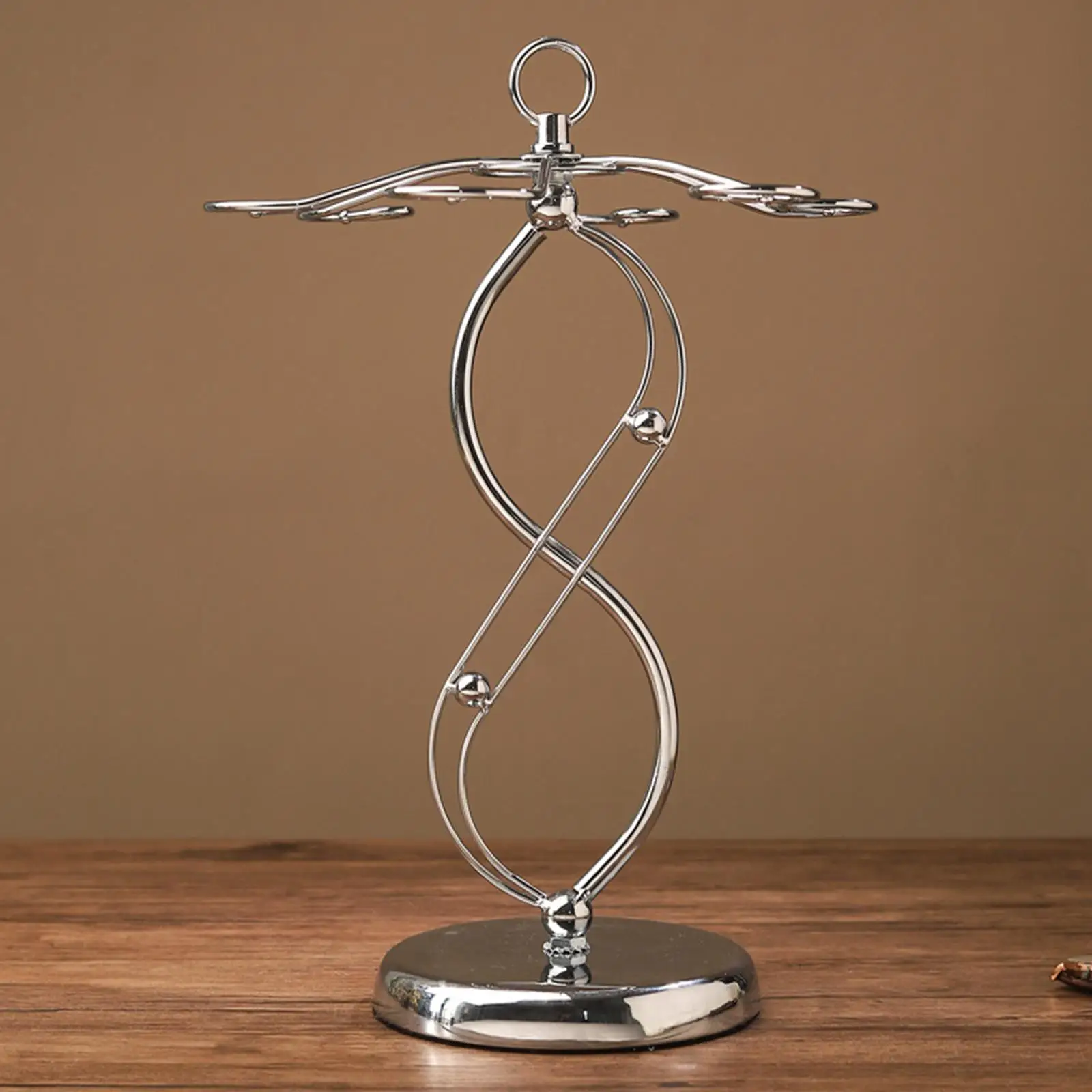 Органайзер для чашек с 6 крючками Элегантная подставка сушки воздуха Барная