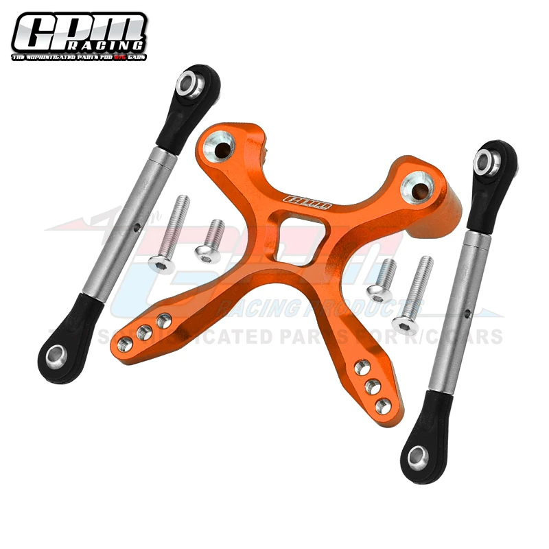 Титановые задние рулевые тяги GPM со стабилизатором для TRAXXAS 1/10 Ford GT4-TEC 2.0