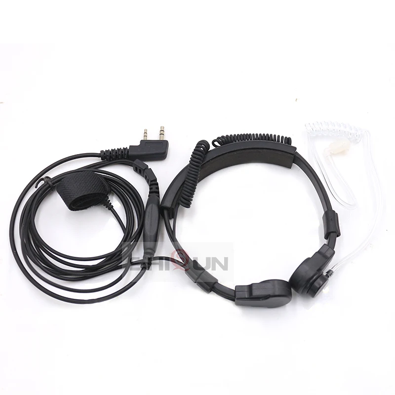 

Walkie Talkie PTT Throat Microphone Mic Earpiece Headset for Baofeng Radio UV-5R UV-82 BF-888S Quansheng TG-UV2 UV 82 Headphone