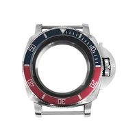 42mm watch case for nh35 nh36 case 316l stainless steel bezel black inner shadow for nh35nh364r7s movement