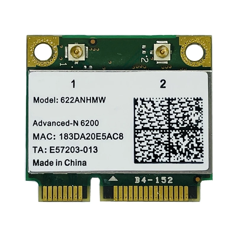 

622ANHMW 6200Agn 5G Dual Band 300M MINI PCIE WIFI Wireless Network Card