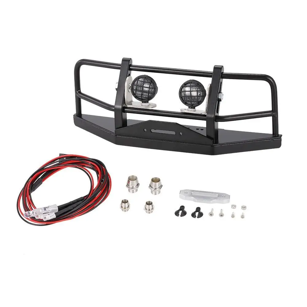 

Metal Climbing Car Simulation D90 Front Bumper For D90 Defender With Led Light