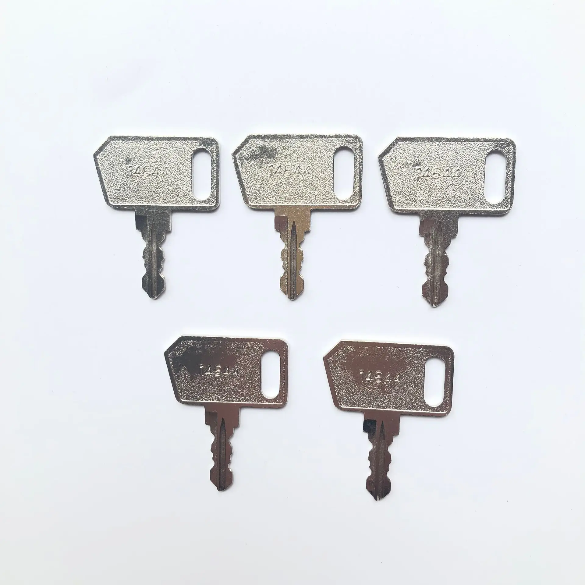 

5pc Key 14644 Ignition Key Universal Fendt, Deutz, Excavator, Construction Machinery