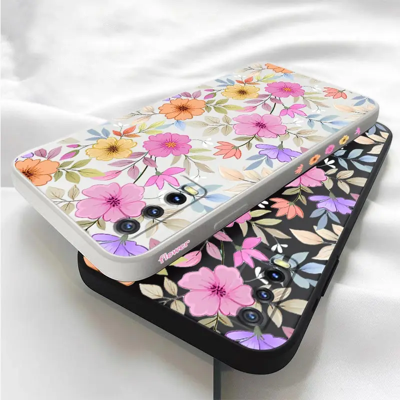 Цветной силиконовый чехол Y20 для VIVO Y20i Y21 Y21T Y35 Y76 Y20S V25E V23 V22 V25 Y200 Y38 S19 V30E