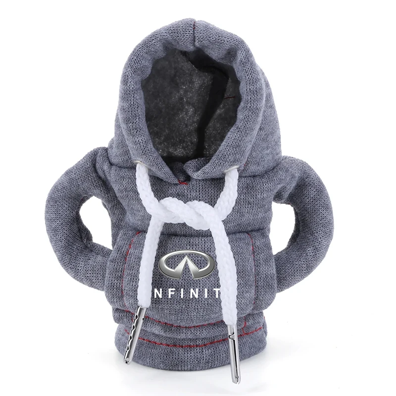 1 шт. толстовка с капюшоном для автомобиля, чехол для рычага переключения передач, украшения для салона автомобиля для Infiniti Q50 FX35 Q30 G37 Q70 QX70 G35 Q60 QX50 QX60 QX80