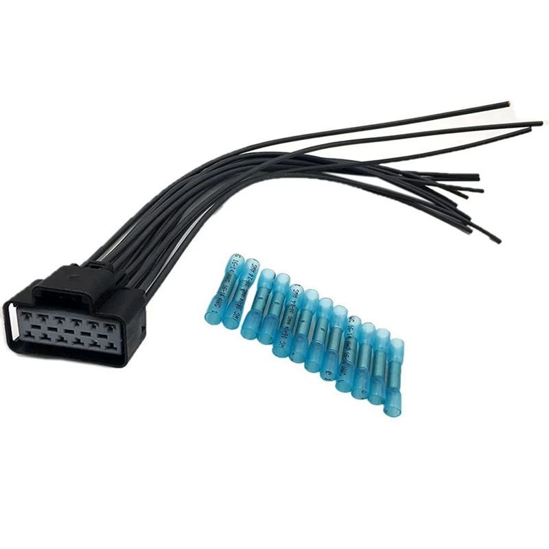 

2X WPT928 Wiring Kit 3U2Z-14S411-ZMB Heated/Cooled Seat Module Connector Wire Assembly For Ford Lincoln Mercury