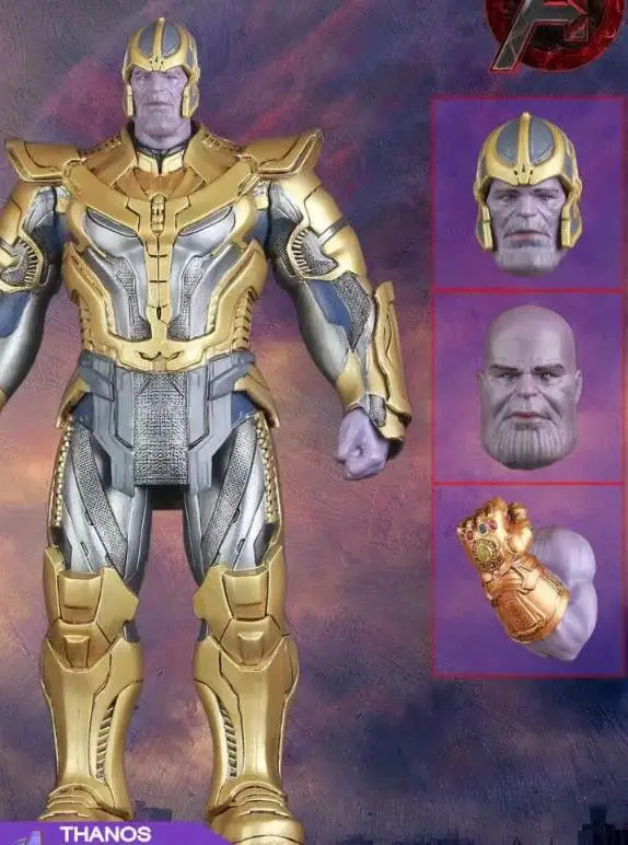 

Marvel Crazy Toys Thanos Figure Avengers Infinity War with Gauntlet 1:6 Statue PVC Model Toy Doll Gifts