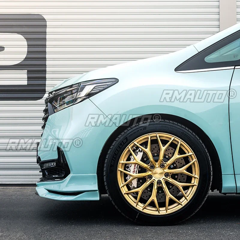 Для Honda Odyssey 2022 комплект кузова передний бампер сплиттер матовый черный стиль YOFER