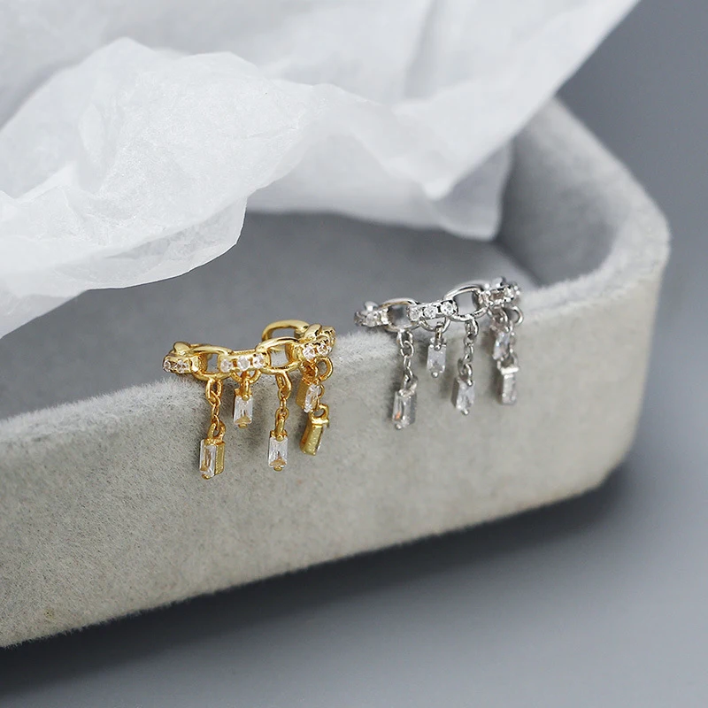 WANTME серьги-клипсы из серебра 925