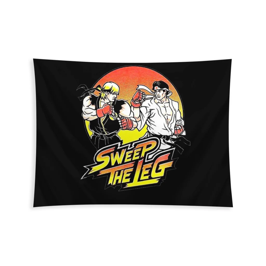 

Sneak Legend Karate Kid Art Sweep The Leg Home Tapestry Cobra Kai TV Background Hanging Blanket Wall Arts Decor Aesthetic