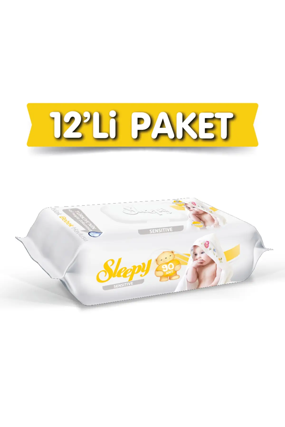 

Sensitive Wet Towels 12x90 12 Pack 1080 Sheets
