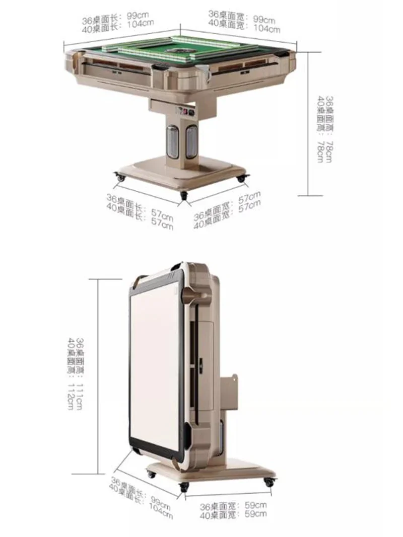 Обеденный стол Brain Power складной мобильный домашний для маджонга автоматическое