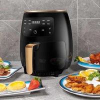 4 5l large capacity electric air fryer oven 220v smart led touchscreen deep fryer without oil top configurations home airfryer