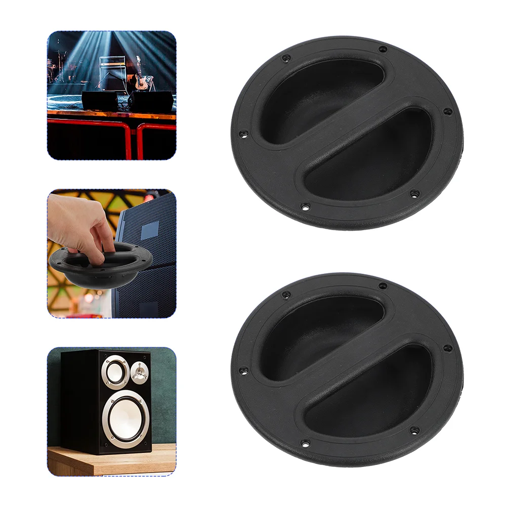 

8 Pcs Speaker Handle Audio Accessories Cabinet Boomboxes Removable Stage Speakers