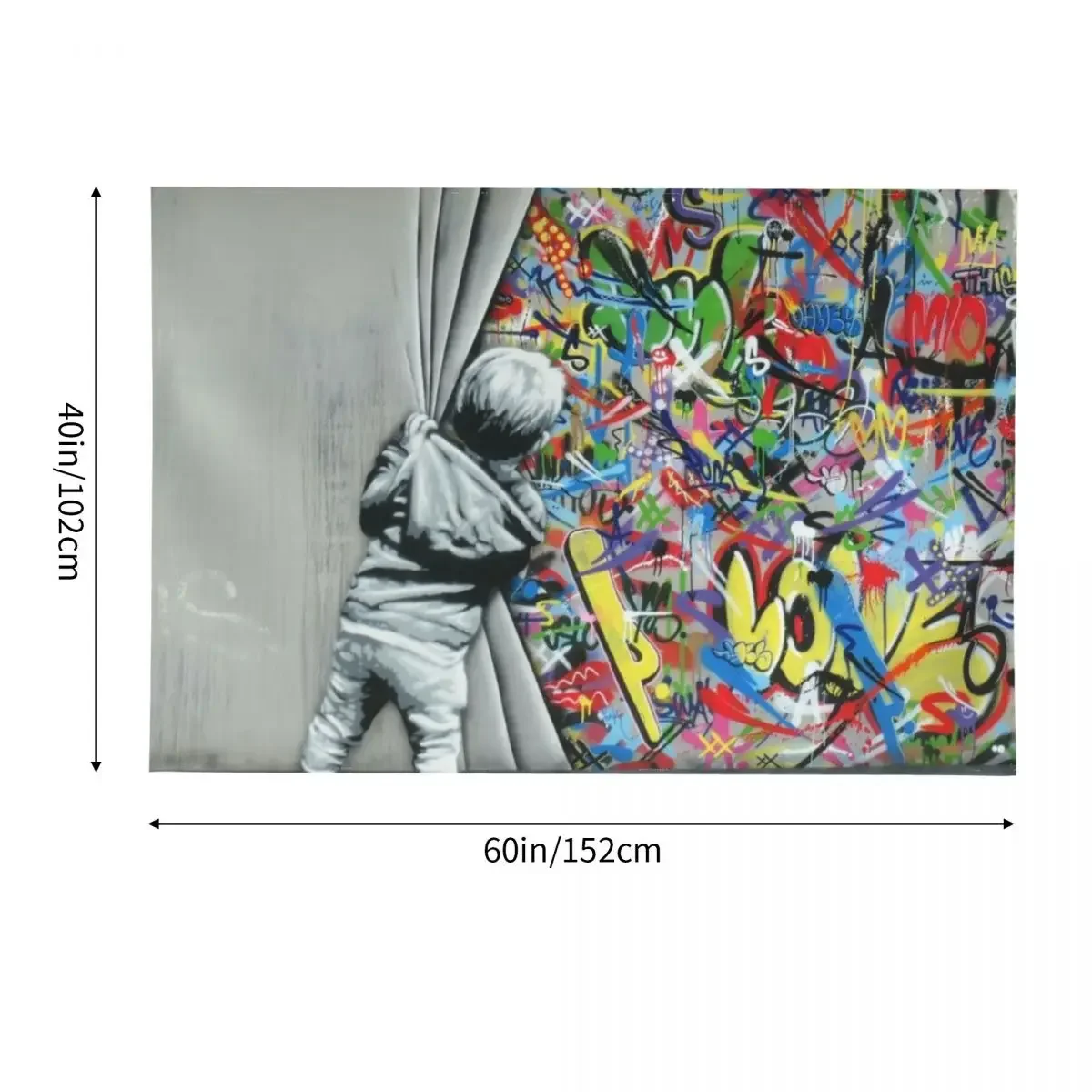 Гобелен Behind the Curtain - Martin Whatson (Wynwood Walls Edition)