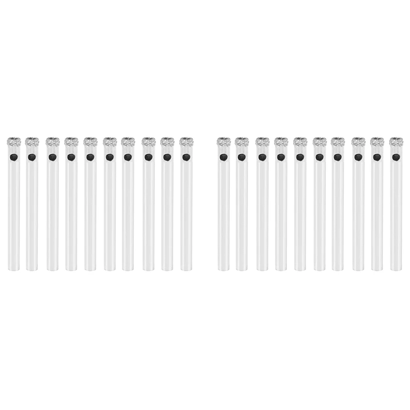 

New 20Pcs 5Mm Diamond Grit Hole Saw Drill Bit For Tile Glass