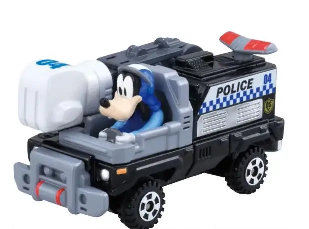 

Модель автомобиля TAKARA TOMY из сплава, Disney, серия DS, Микки, полиция, мотовездеход, игрушка для мальчиков и девочек, подарок Минни