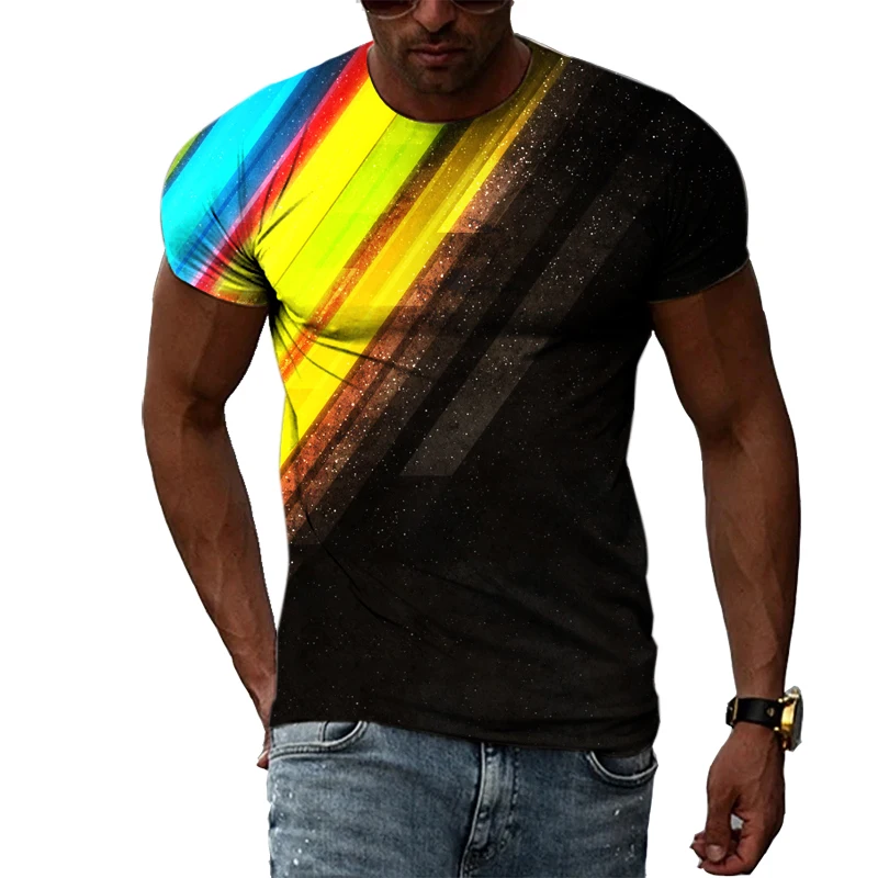 

Summer Personality Taste Creative Graphic T-shirt, Men's Fashion Classic Casual Hip Hop Harajuku Style Printed Short Sleeve T-sh