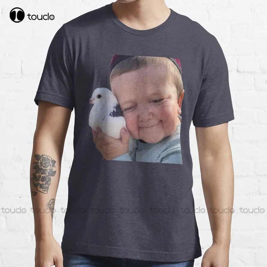 

Hasbulla Hugging Bird Sticker T-Shirt T-Shirt Red Shirt Custom Aldult Teen Unisex Digital Printing Tee Shirt Fashion Funny