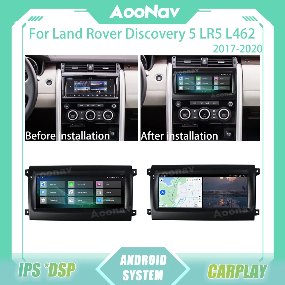 

Автомобильная стереосистема 128G для Land Rover Discovery 5 LR5 L462 2017-2020, радио, GPS-навигация, беспроводной автомобильный мультимедийный плеер, головное у...