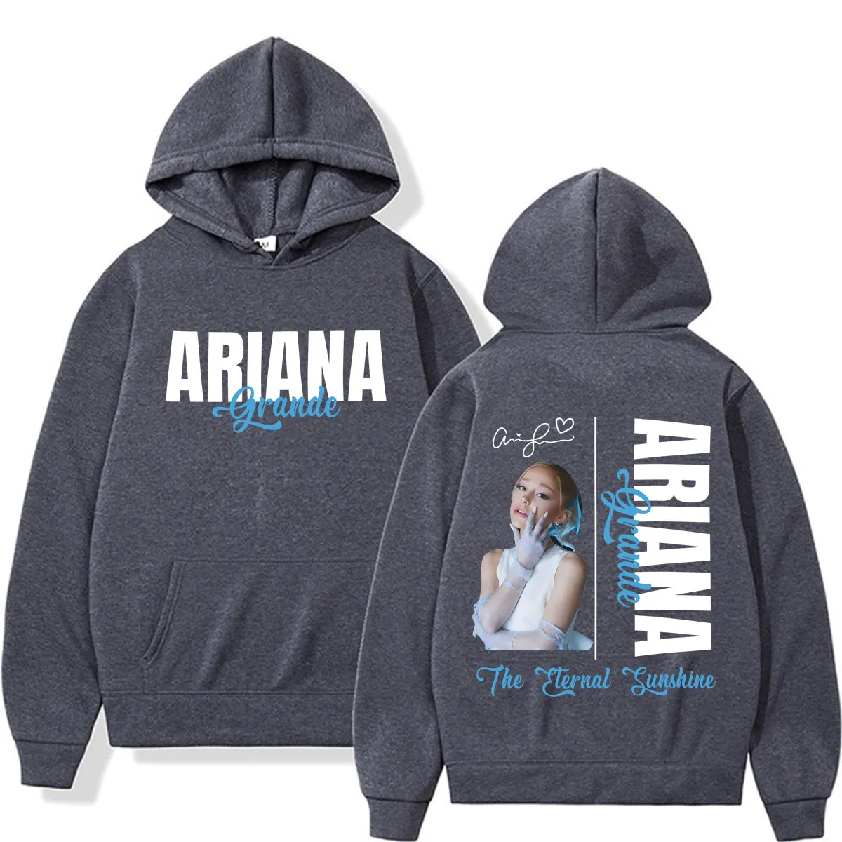 Фото Худи Ariana Grande Eternal Sunshine Tour 2026: Модная эстетичная толстовка унисекс из высококачественного флиса №3