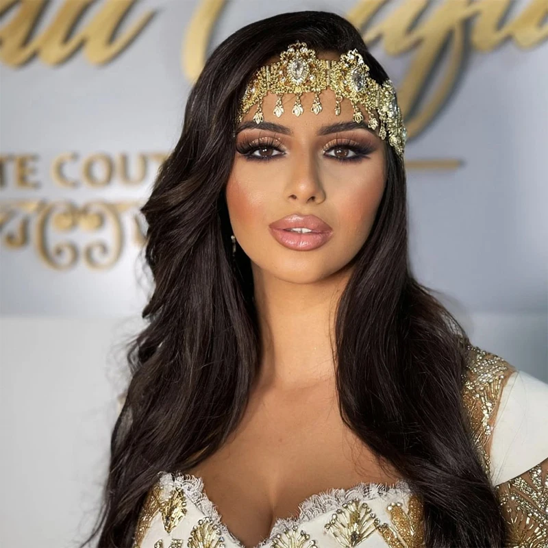 Марокканская металлическая кисточка цепочка для волос эфиопская униформа