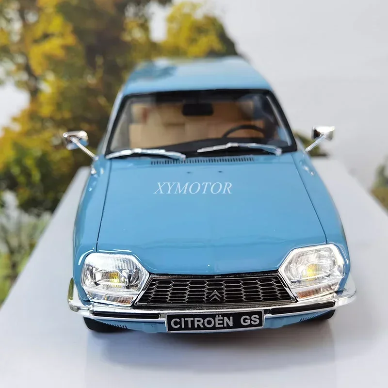 Коллекционная модель автомобиля OTTO OT401 коллекционная синяя из смолы для Citroen GS Break