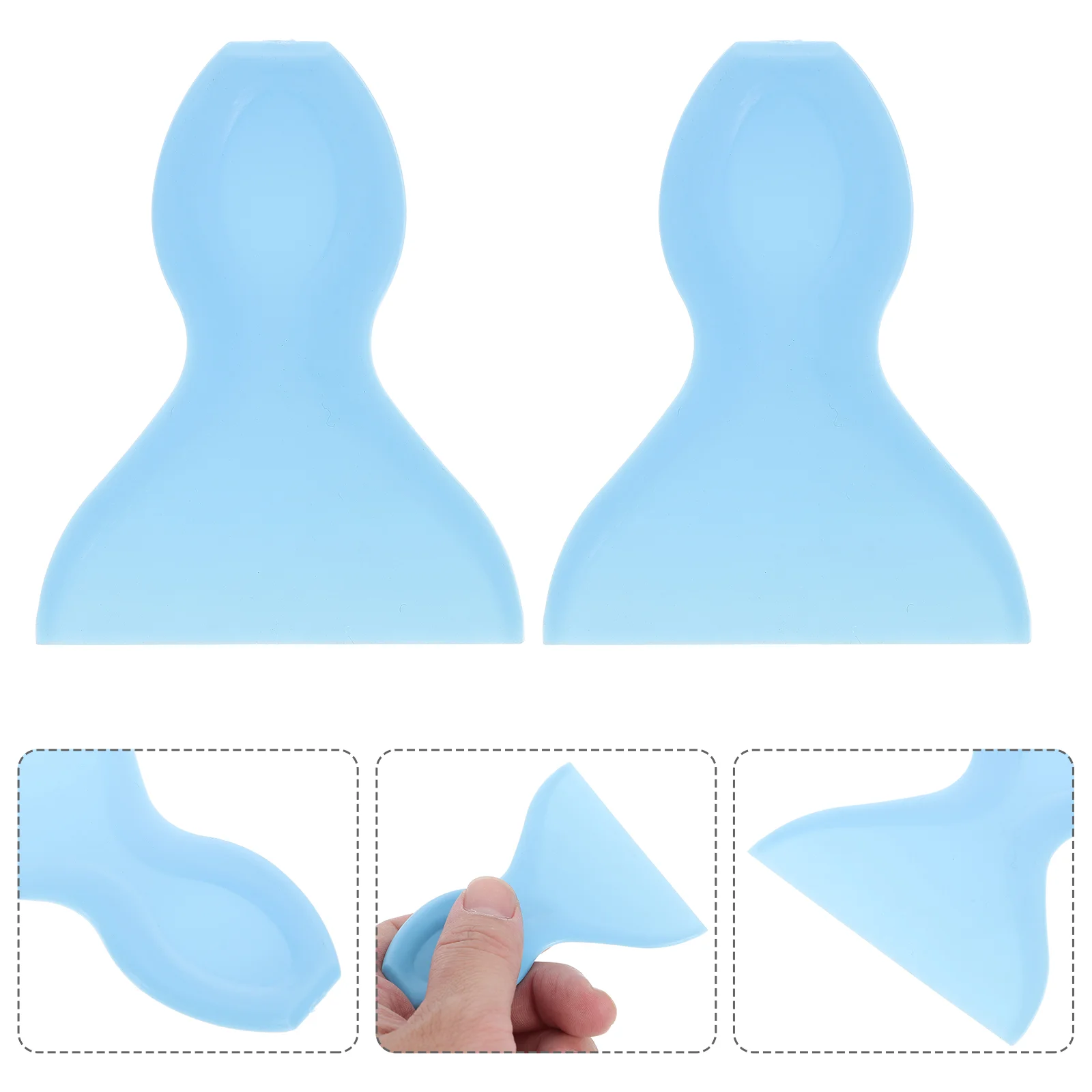 

Пластиковая практичная виниловая пленка 4 шт., инструмент для фотосъемки, скребок для окон автомобиля