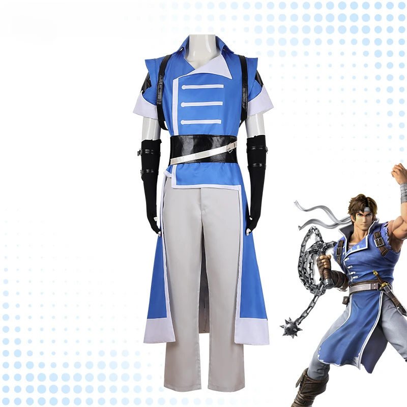 Аниме Richter Belmont Косплей Костюм Игра Castlevania Взрослый Унисекс Униформа Хэллоуин