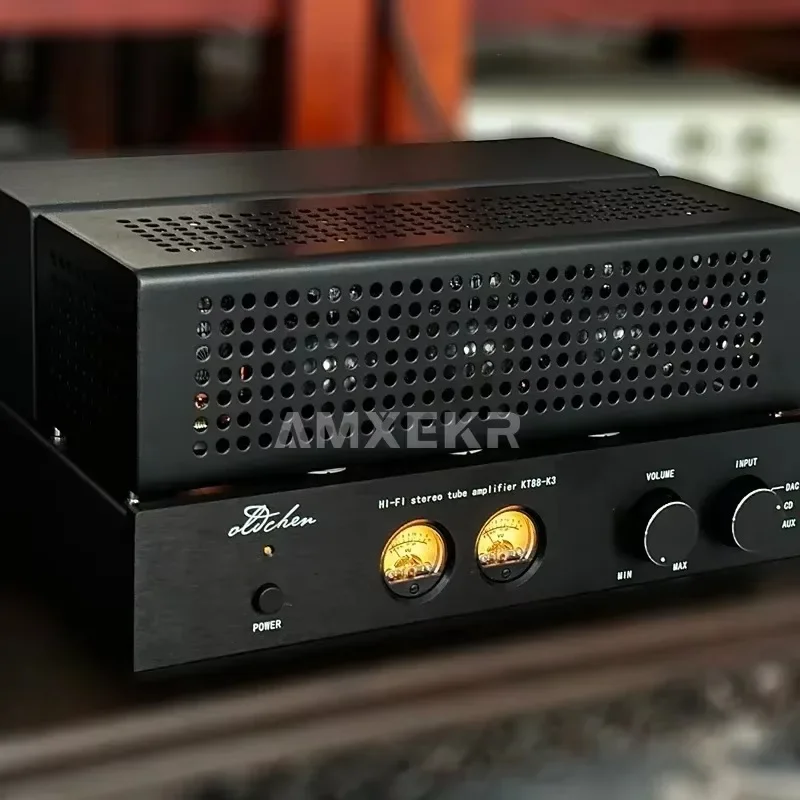 AMXEKR LaoChen K3 KT88 Двухтактный ламповый усилитель HIFI EXQUIS AIQIN 45Wx2 Класс A Усилитель