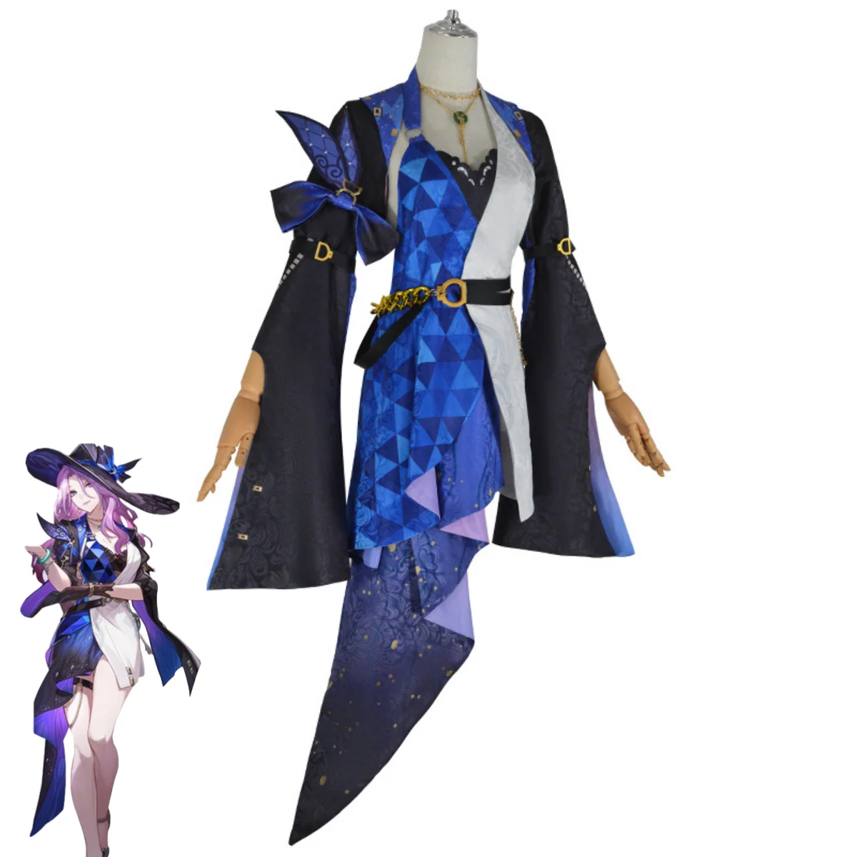 Женский костюм для косплея из аниме Игра хонкай: звезда рельс