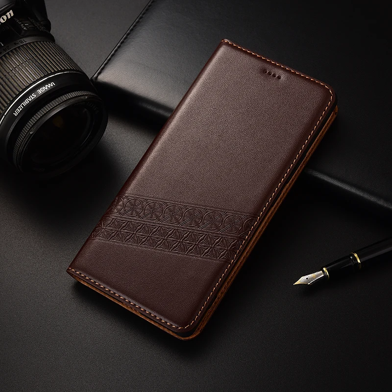 

Genuine Flip Leather Case for ZTE Nubia Redmagic 8 Pro+ Plus 5G Gaming Smartphone Global Version 6.8 Phone Wallet Cover