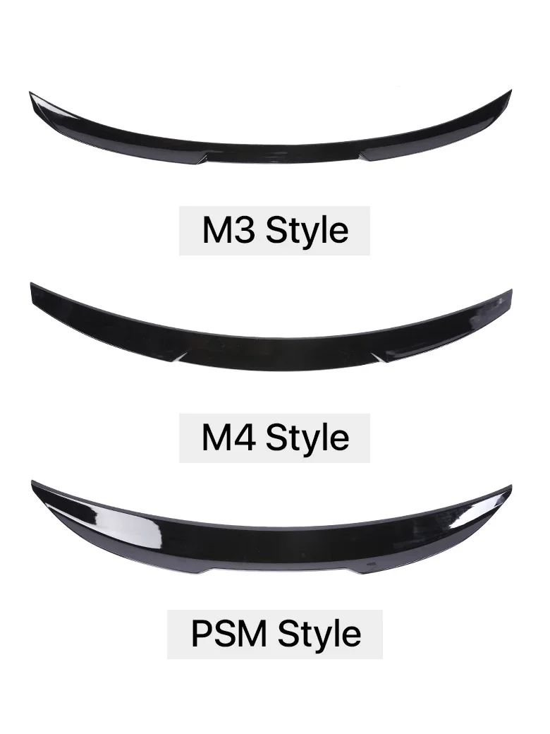 Углеродное волокно M3 MP задняя крыша бампер для губ крыло багажника PSM M4 Стиль