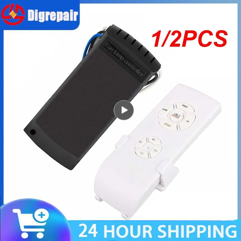 

1/2PCS Tuya Smart Life Ceiling Fan Controller WIFI Fan Light Kit With RF Remote Control APP Speed Switch Dimmer Work With Alexa