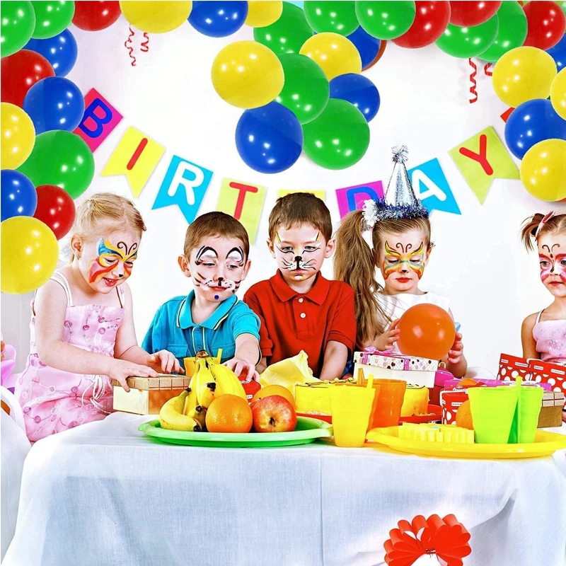 Фото Фотообои красные, синие, зеленые, желтые латексные воздушные шары, фотоэлемент для мальчиков, градиенты на день рождения, помолвка, тематика, украшение для дома №5