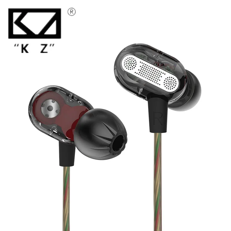 KZ ZSE динамические наушники-вкладыши с двойным драйвером