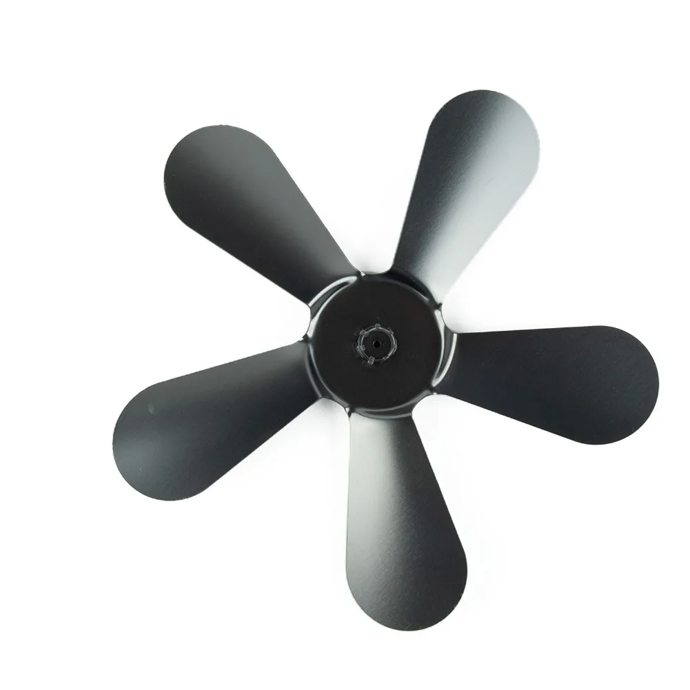 

Stove Fan Fan Blades Light Replacement Aluminum Alloy For Thermal Power Oven Fan Heat-Resistant Iron Grey Brand New