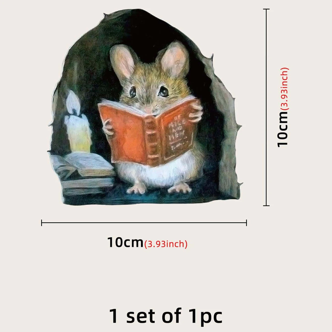 

3D наклейка для стены цветочная ветка с животными ПВХ