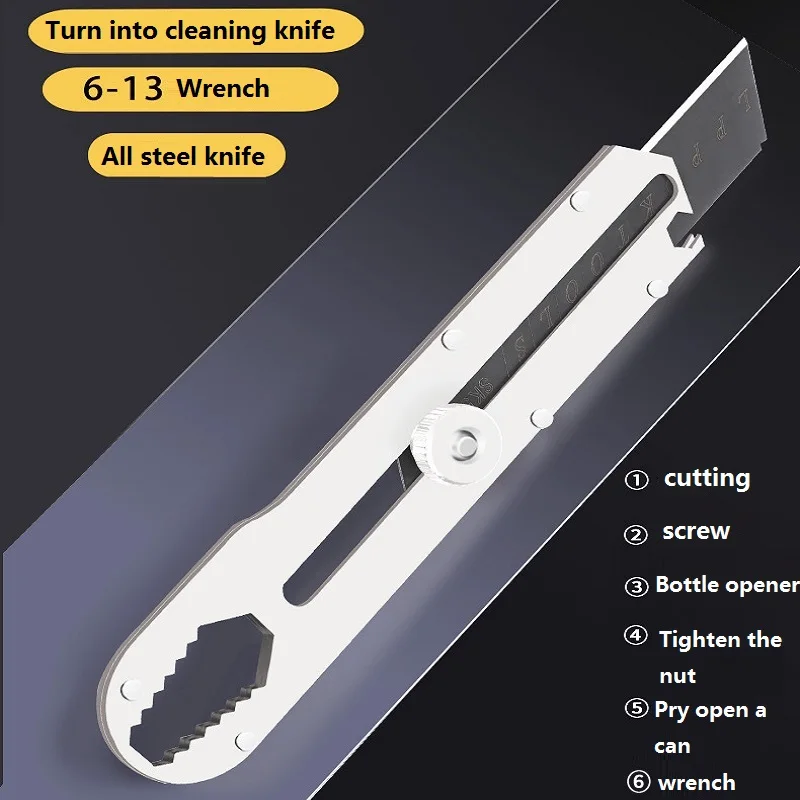 Новый нож регулируемый лопатка для чистки 칼 рия 10 в 1 нержавеющая сталь фоторезак