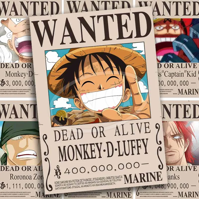 Фото Постеры с изображением Луффи из аниме One Piece, картины на холсте, изображения битвы, для декора стен комнат подростков, подарки №4