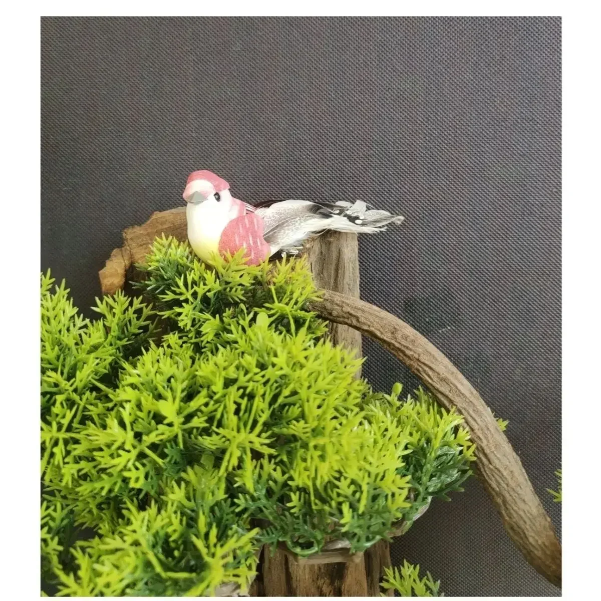 Имитация растения подвесное украшение настенная подвеска для интерьера из сосны