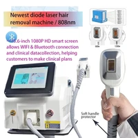 hot selling professional painless lasernew lcd touch screen handle portable 3 wave 808nm 755nm 1064nm diode hair removal machin