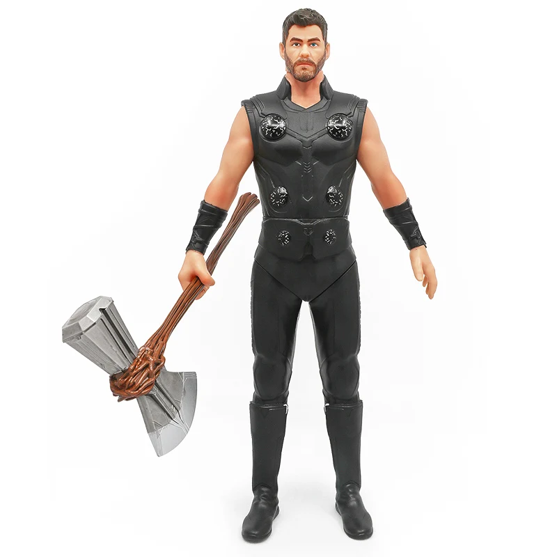 

Экшн-фигурка супергероя Тора из ПВХ, Оригинальная фигурка героя Marvel 1/7, Игрушечная модель для детских подарков, 28 см
