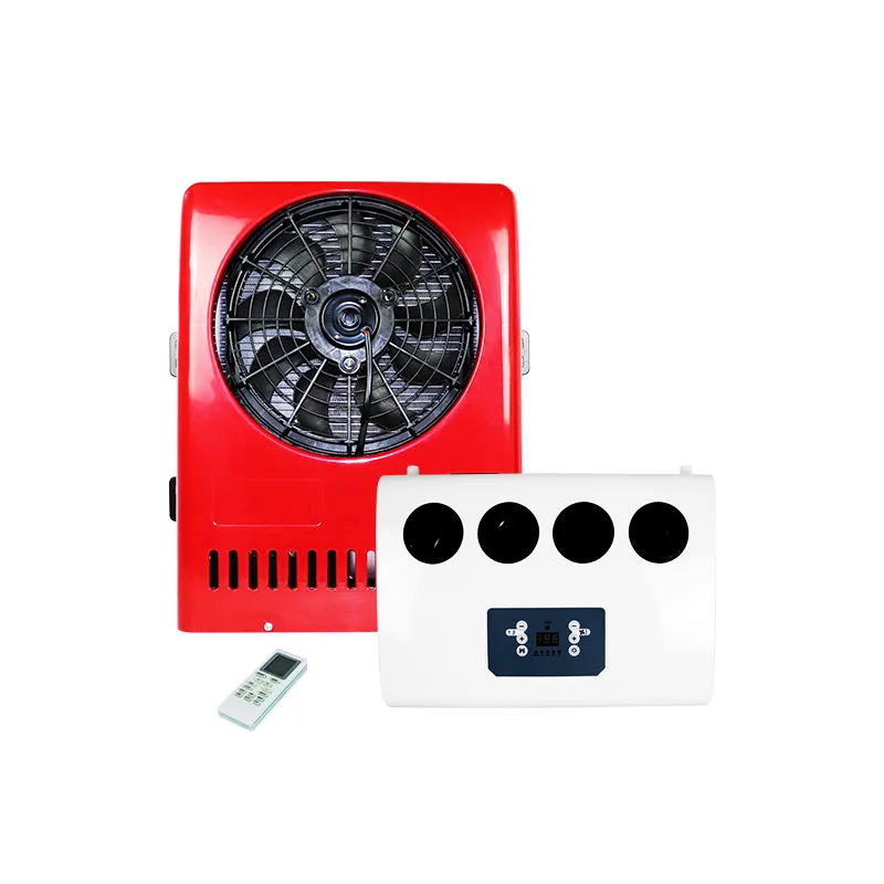 Factory Direct Sale Truck Radiator 24V DC Electric Car Air Conditioner 12V excavator construction vehicle ac conditioner
