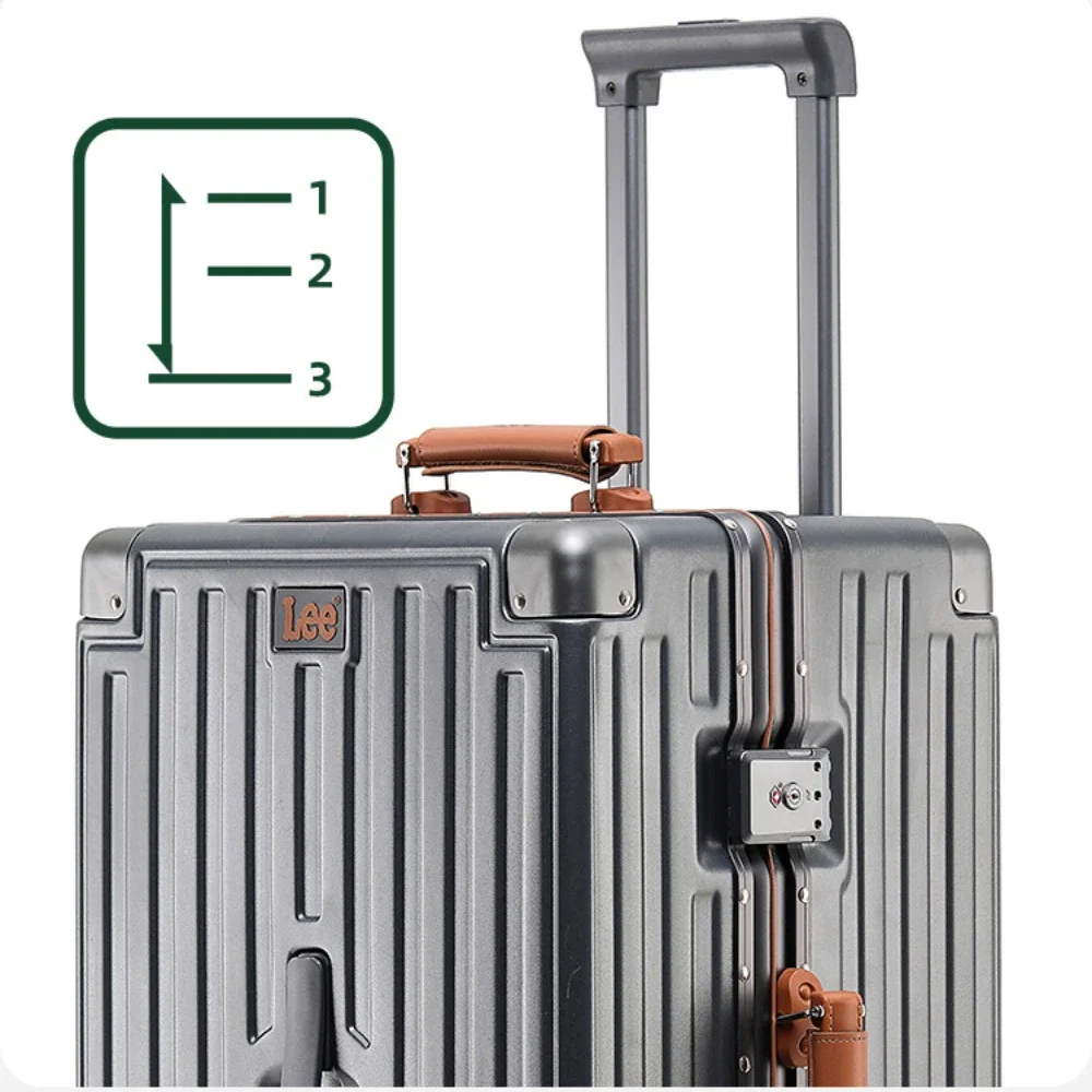 Чемодан, ящик для пароля, чемодан большой вместимости, 22, 24, 26, 28-дюймовый, устойчивый к падению, прочный и долговечный, дорожные чемоданы, багажник (art.: 3920cbc8514bd) - 3920cbc8514bd