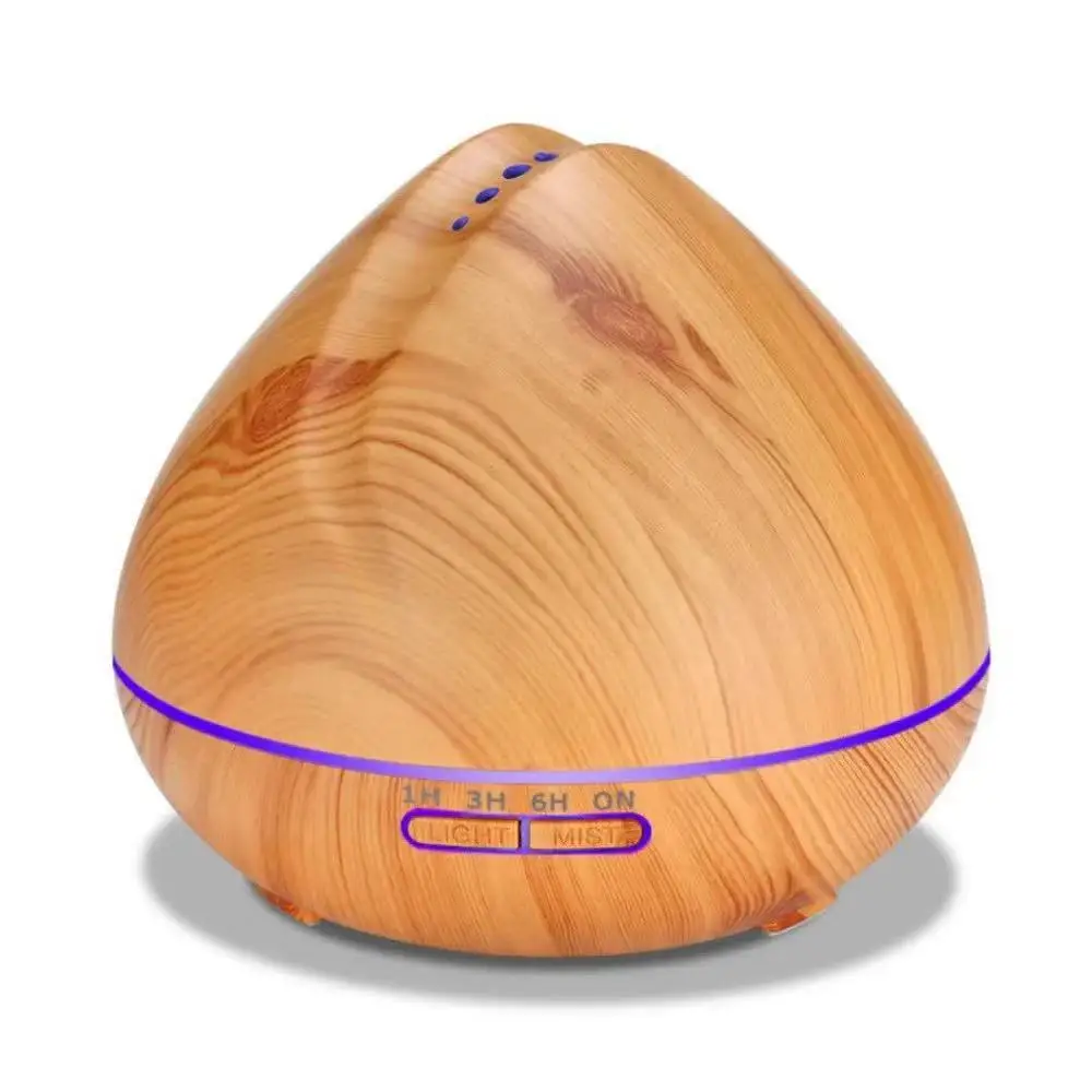 550 мл диффузор аромата эфирного масла с дистанционным управлением под дерево