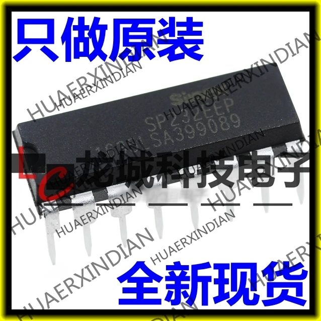 

10PCS/LOT NEW Original factory SP232EEP DIP-16 MAX232EPE/CPE in stock