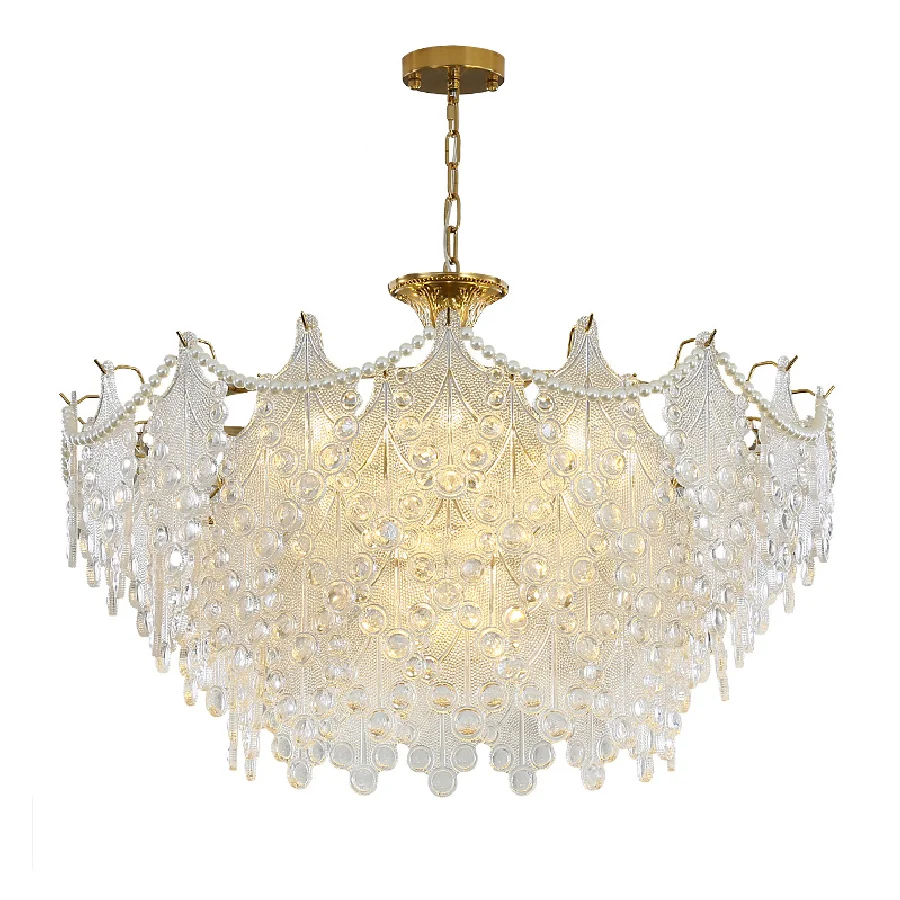 

Современная люстра с подвеской, светодиодный светильник с регулируемой яркостью, роскошная Подвесная лампа, бытовое устройство для украше...